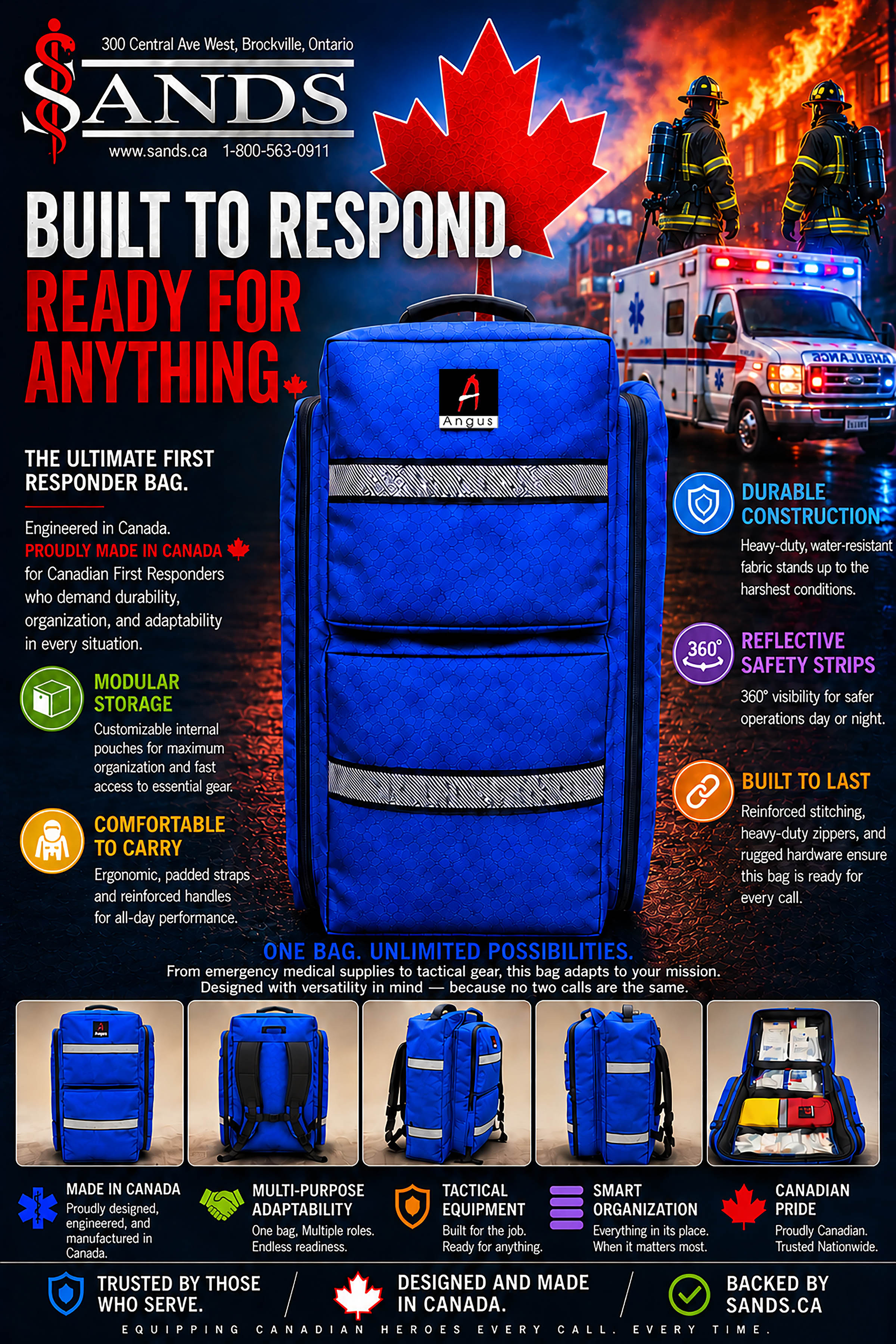 Canyon Trauma Backpack - Made in Canada